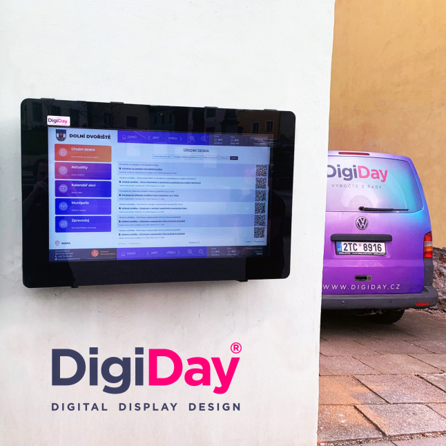 Čo môžete očakávať po objednaní elektronickej úradnej tabule od DigiDay